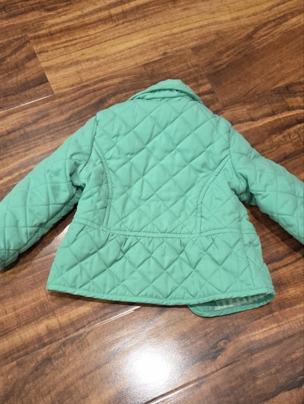 GAP Baby EUC 18-24 Months Green Quilted Jacket